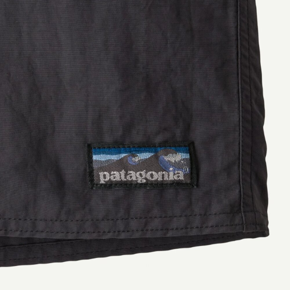 Patagonia Board Shorts Mens 35 Black Wayfarer Swim Trunks Unlined Surf Beachwear - Picture 5 of 10